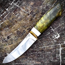 Нож ФИДЕЛЬ, M390, стабилизированное дерево