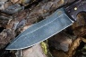 Цельнометаллический нож ЯЩЕР, булат, карельская береза