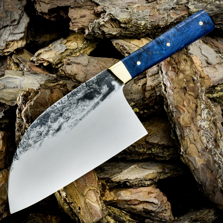 СЕРБСКИЙ ШЕФ, K340, следы ковки, стабилизированное дерево
