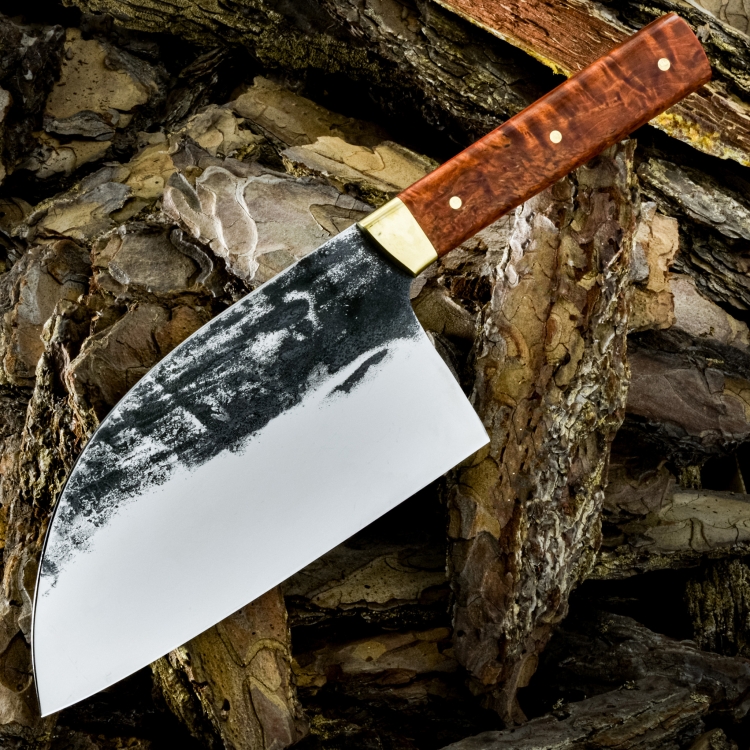 СЕРБСКИЙ ШЕФ, K340, следы ковки, стабилизированное дерево