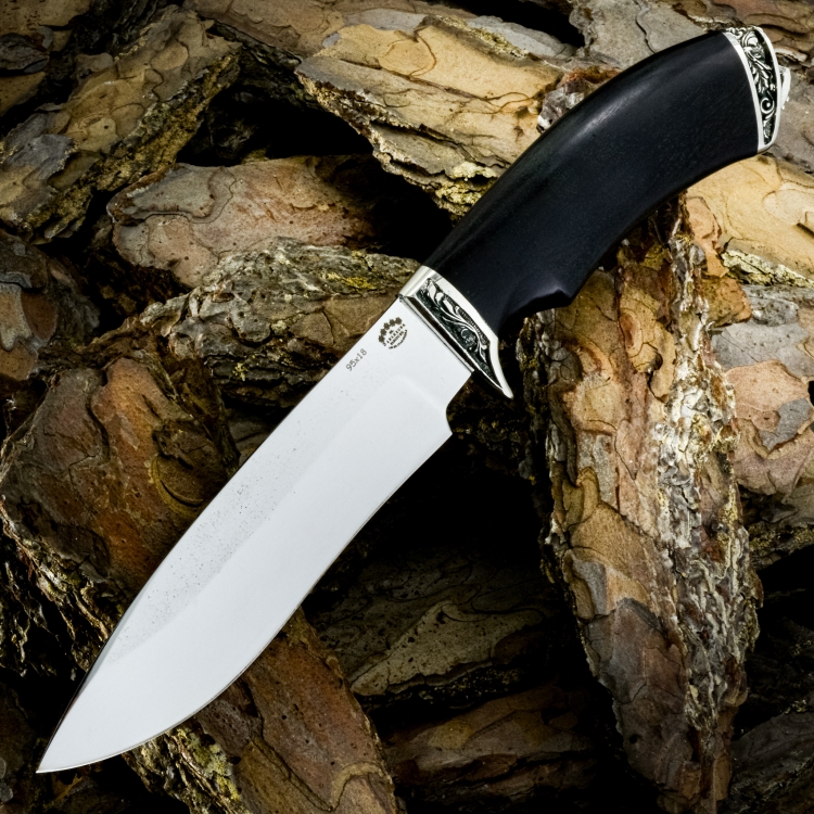 Нож ВОЛК, 95X18, граб